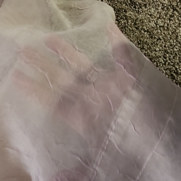 One pair sheer crinkle texture panel curtians - Picture 3 of 3